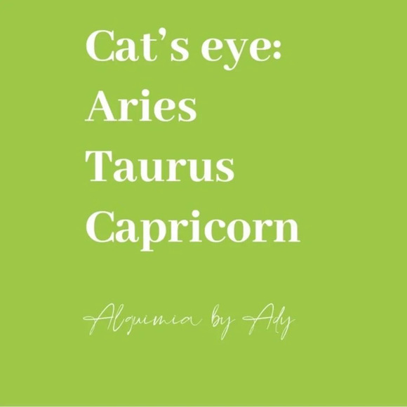 Blue Cat's eye puka style short necklace/Aries/Taurus/Capricorn - Picture 4 of 4